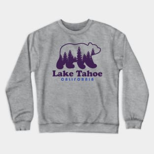 Lake Tahoe Tie Dye Bear California  Hippie CA Crewneck Sweatshirt